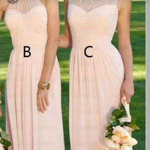 Elegant bateau sleeveless floor-length